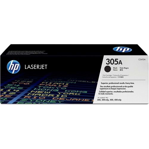 HP CE410A (305A) PRO 300 M375/475/451 SİYAH TONER ORJİNAL 2.200 SAYFA