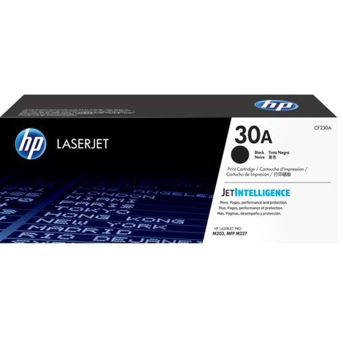 HP CF230A (30A) M203/227 SİYAH TONER ORJİNAL 1.600 SAYFA