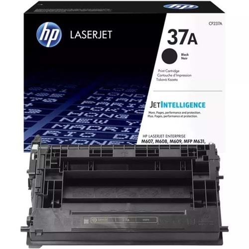 HP CF237A (37A) M607/608/609/631/632SİYAH TONER ORJİNAL 11.000 SAYFA