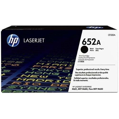 HP CF320A (652A) M651/M680 SİYAH TONER ORJİNAL 11.000 SAYFA