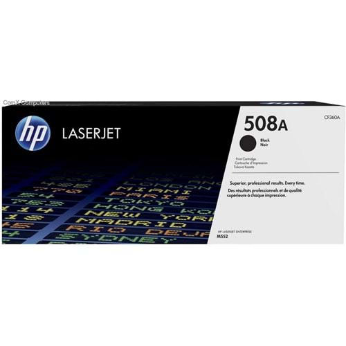 HP CF360A (508A) M552/553/577 SİYAH TONER ORJİNAL 6.000 SAYFA