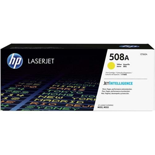HP CF362A (508A) M552/553/577 SARI TONER ORJİNAL 5.000 SAYFA