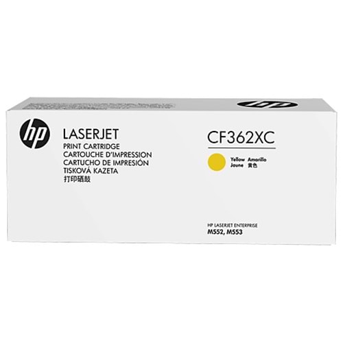HP CF362XC (508X) M552/553/577 SARI TONER ORJİNAL 9.500 SAYFA
