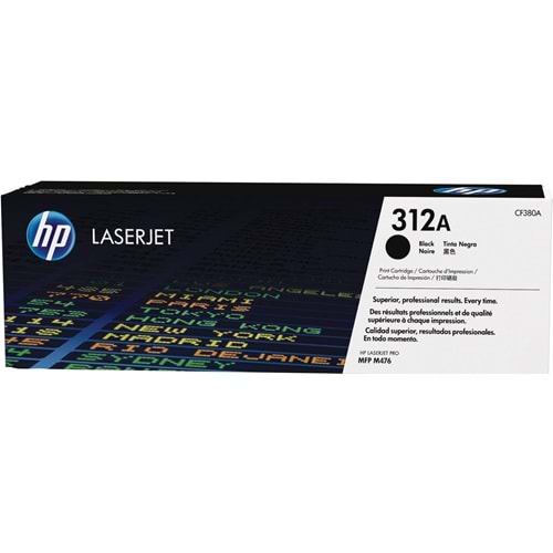 HP CF380A (312A) PRO M473 SİYAH TONER ORJİNAL 2.400 SAYFA