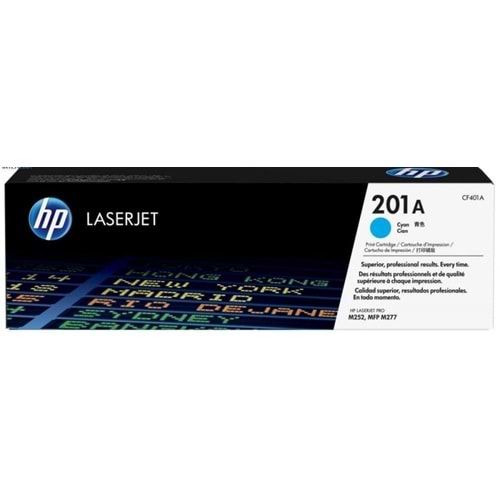 HP CF401A (201A) PRO M274/252/277 MAVİ TONER ORJİNAL 1.400 SAYFA
