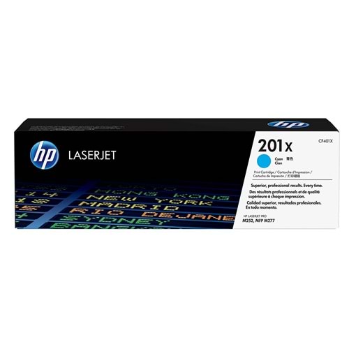 HP CF401X (201X) M252/274/277 MAVİ TONER ORJİNAL 2.300 SAYFA