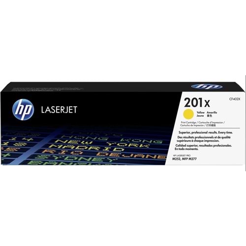 HP CF402X (201X) M252/274/277 SARI TONER ORJİNAL 2.300 SAYFA