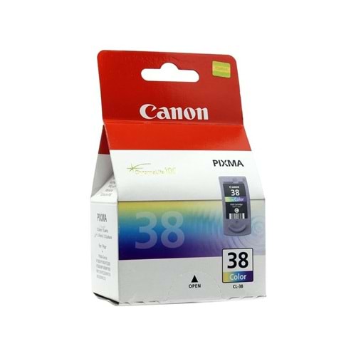 CANON CL-38 IP1800/1900/2500 RENKLİ KARTUŞ ORJİNAL 207 SAYFA 2146B001