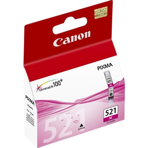 CANON CLI-521M IP3600/4600 KIRMIZI KARTUŞ ORJİNAL 9 ML.