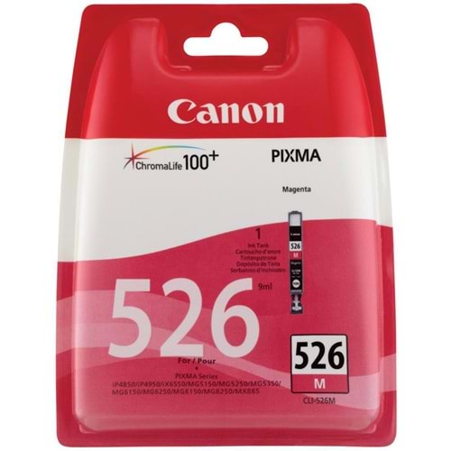 CANON CLI-526M MG5150/MX715/IP4850 KIRMIZI KARTUŞ ORJİNAL 500 SYF