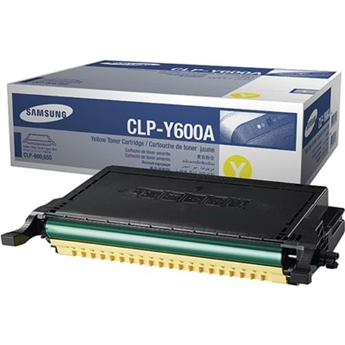 SAMSUNG CLP-Y600A CLP-600/650 SARI TONER ORJİNAL 4.000 SAYFA