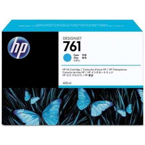 HP CM994A (761) T7100/T7200 MAVİ KARTUŞ ORJİNAL 400 ML.
