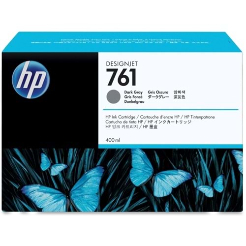 HP CM996A (761) T7100/T7200 KOYU GRI KARTUŞ ORJİNAL 400 ML.