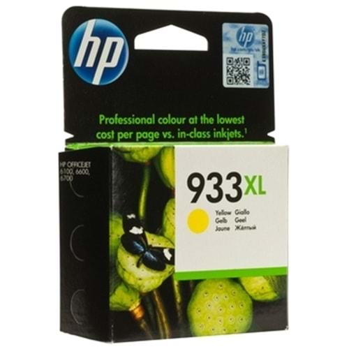 HP CN056A (933XL) 6100/6700/7110/7510 SARI KARTUŞ ORJİNAL 825 SAYFA