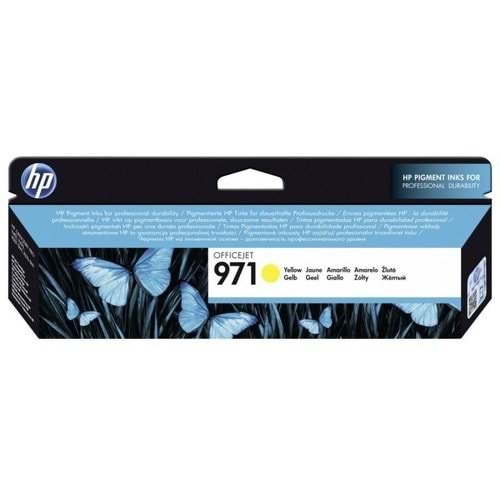 HP CN624A (971) PRO X451/476/551/576 SARI KARTUŞ ORJİNAL