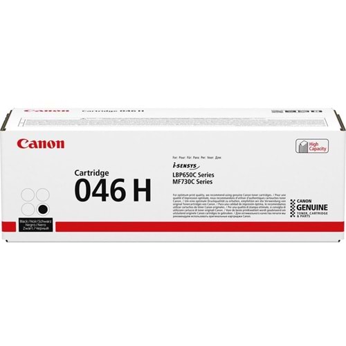 CANON CRG-046HK MF653/MF732 SİYAH TONER ORJİNAL 6.300 SAYFA 1254C002