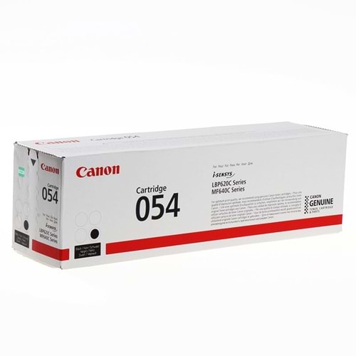 CANON CRG-054BK LPB620/621/623/MF640/641/643/645 SİYAH TONER ORJİNAL 1.500 SAYFA 3024C002
