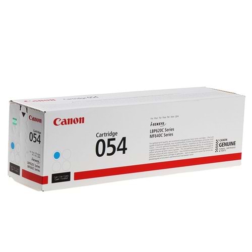 CANON CRG-054C LPB620/621/623/MF640/641/643/645 MAVİ TONER ORJİNAL 1.200 SAYFA 3023C002