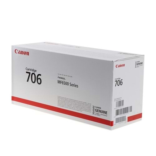CANON CRG-706 MF6530/6540/6550/6560 SİYAH TONER ORJİNAL 5.000 SAYFA 0264B002