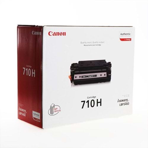 CANON CRG-710H LBP-3460 YÜKSEK KAPASİTE SİYAH TONER ORJİNAL 12.000 SAYFA 0986B001