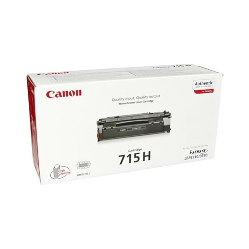 CANON CRG-715H LBP-3310/3370 SİYAH TONER ORJİNAL 7.000 SAYFA