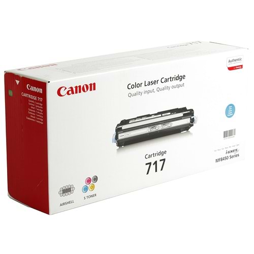 CANON CRG-717C MF8450 SERİSİ MAVİ TONER ORJİNAL 4.000 SAYFA 2577B002