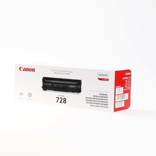 CANON CRG-728 MF 4410/4430/4450/4570/4580 SİYAH TONER ORJİNAL 2.100 SAYFA 3500B002