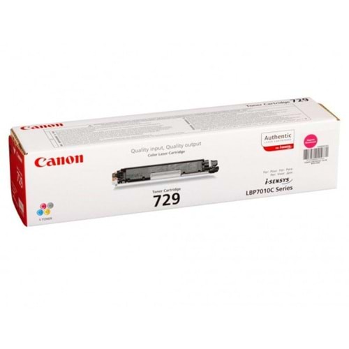 CANON CRG-729M LBP7010C/7018C KIRMIZI TONER ORJİNAL 1.000 SAYFA
