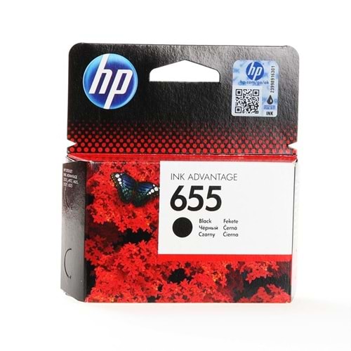 HP (655) CZ109AE 3525/4615/4625/5525/6525 SİYAH KARTUŞ ORJİNAL 550 SAYFA