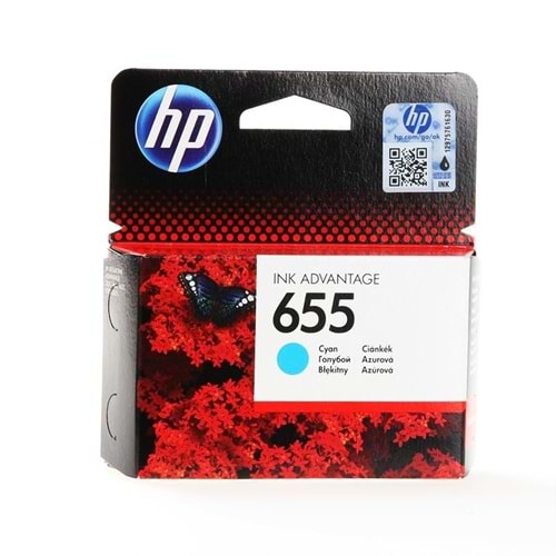 HP (655) CZ110AE 3525/4615/4625/5525/6525 MAVİ KARTUŞ ORJİNAL 600 SAYFA
