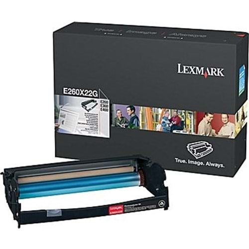 LEXMARK E260X22G E26X/E36X/E46X/X26X/X36X/X46X SİYAH DRUM ORJ 30K