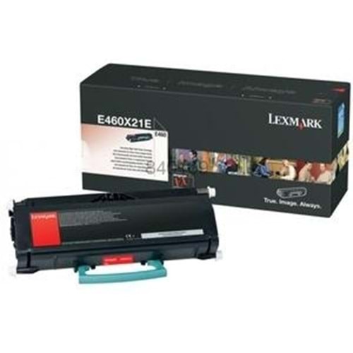LEXMARK E460X21E E460 SİYAH TONER ORJİNAL 15.000 SAYFA