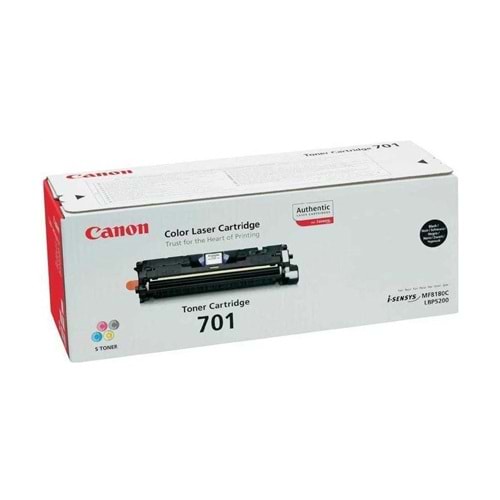 CANON EP-701BK/CRG-701 LBP-5200 SİYAH TONER ORJİNAL 5.000 SAYFA