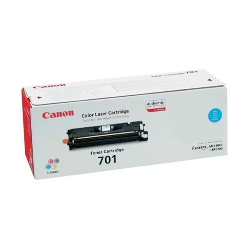 CANON EP-701C/CRG-701C LBP-5200 MAVİ TONER ORJİNAL 4.000 SAYFA
