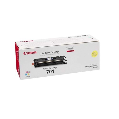 CANON EP-701Y/CRG-701Y LBP-5200 SARI TONER ORJİNAL 4.000 SAYFA