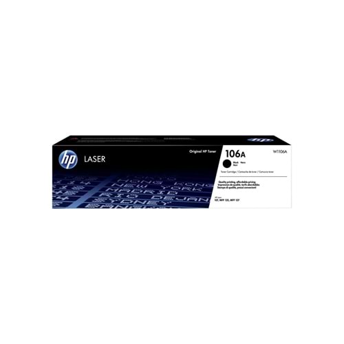 HP W1106A (106A) 137/M135A/M135W/M107A/M107W SİYAH TONER ORJİNAL 1.000 SAYFA