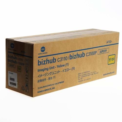 KONICA MINOLTA IUP-23Y C-3100P/C3110 SARI DRUM ÜNİTESİ ORJİNAL 25.000 SAYFA A73308H