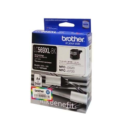 BROTHER LC569XL-BK MFC-J3520 SİYAH KARTUŞ ORJİNAL 2.400 SAYFA