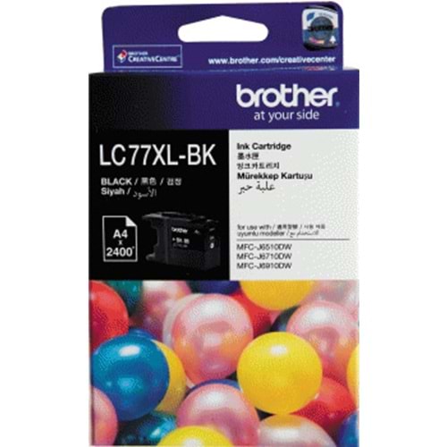 BROTHER LC-77XLBK MFC-6170 SİYAH KARTUŞ ORJİNAL 2.400 SAYFA