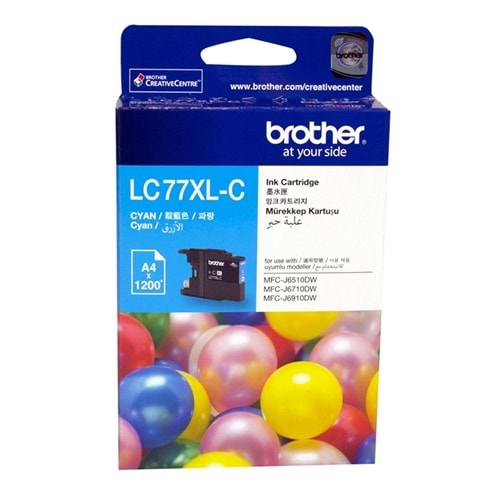 BROTHER LC-77XLC MFC-6170 MAVİ KARTUŞ ORJİNAL 1.200 SAYFA