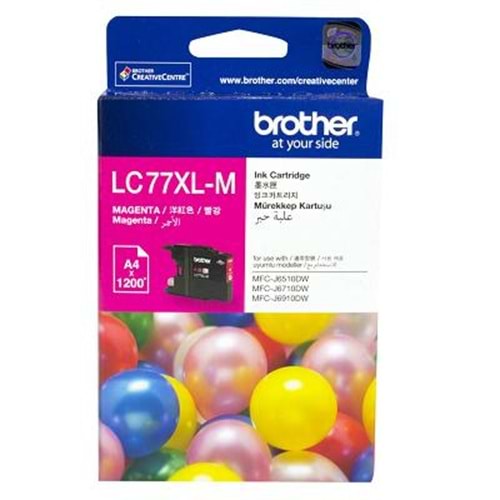 BROTHER LC-77XLM MFC-6170 KIRMIZI KARTUŞ ORJİNAL 1.200 SAYFA