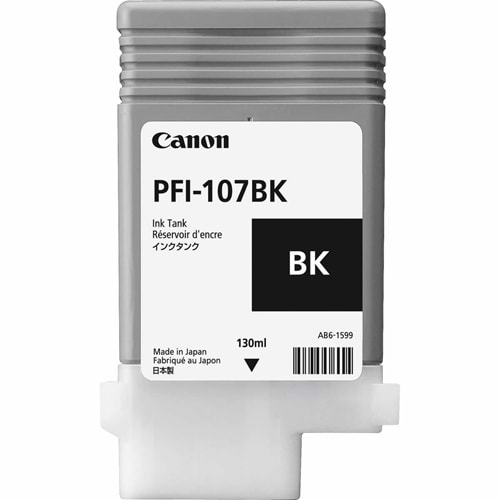 CANON PFI-107BK IPF-670/680/685/770/780/785 SİYAH KARTUŞ ORJİNAL 130 ML 6705B001
