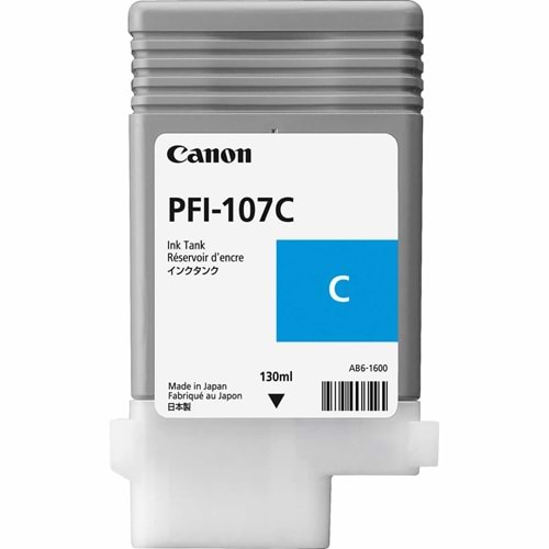 CANON PFI-107C IPF-670/680/685/770/780/785 MAVİ KARTUŞ ORJİNAL 130 ML 6706B001