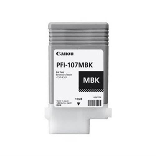 CANON PFI-107MBK IPF-670/680/685/770/780/785 MAT SİYAH KARTUŞ ORJİNAL 130 ML 6704B001