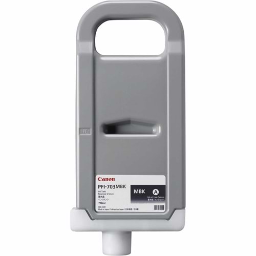 CANON PFI-703MBK IPF 810/815/820/825 MAT SİYAH KARTUŞ ORJİNAL 700 ML