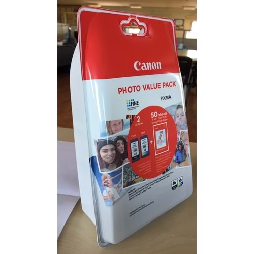 CANON PG-46/CL-56 PIXMA E404/414/464/484 MULTIPACK KARTUŞ ORJİNAL