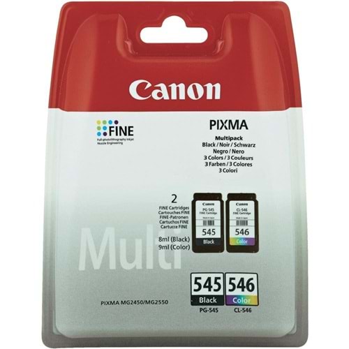 CANON PG-545/CL-546 G2450/2550 MULTIPACK KARTUŞ ORJİNAL