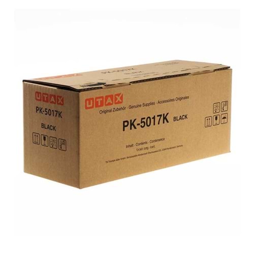 UTAX / TRIUMPH-ADLER PK-5017K P-C3062i/C3066i SİYAH TONER ORJİNAL 8.000 SAYFA 1T02TV0UT0