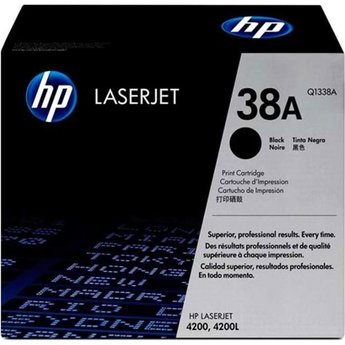 HP Q1338A (38A) 4200 TONER ORJINAL 12.000 SAYFA