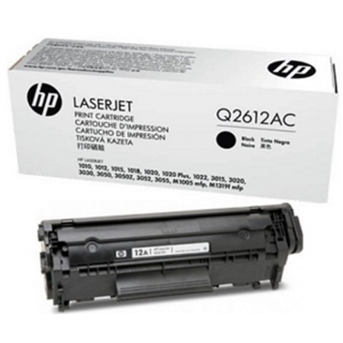 HP Q2612AC (12A) 1010/1018/3050/1319 SİYAH TONER ORJİNAL 2.000 SAYFA